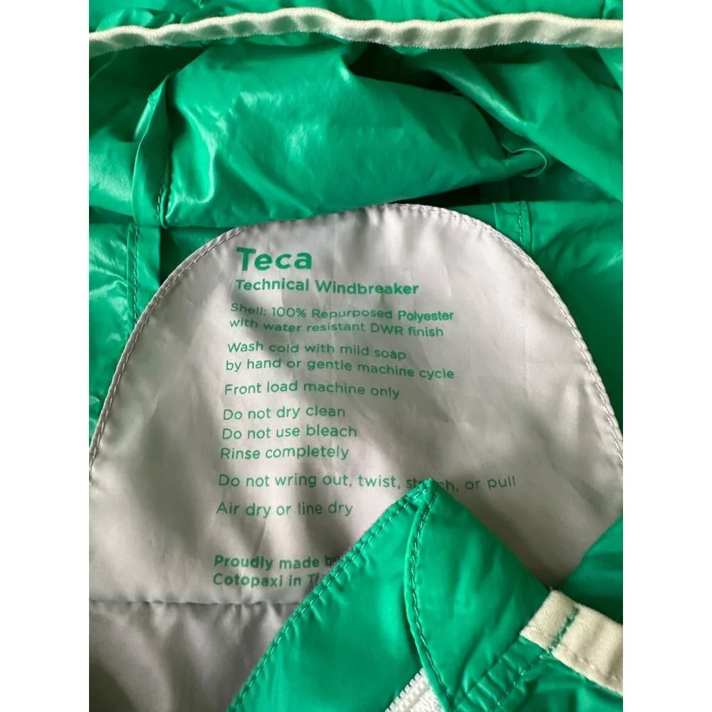 Cotopaxi Windbreaker Mens Small Teca Hooded Half Zip Lightweight Colorblock Hike - Picture 8 of 10